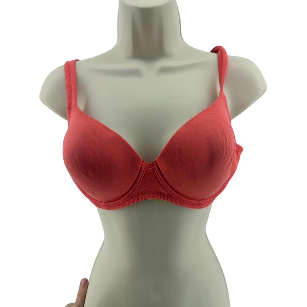 Vintage Victoria Secret Body By Lightly Lined Coral Womens 38B